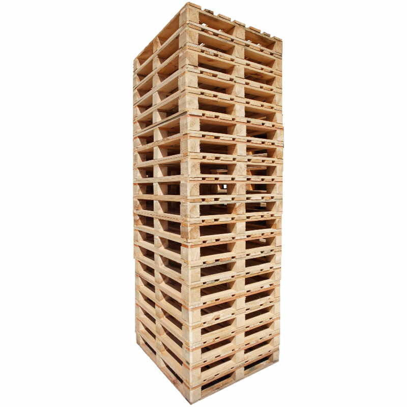 wall of pallets
