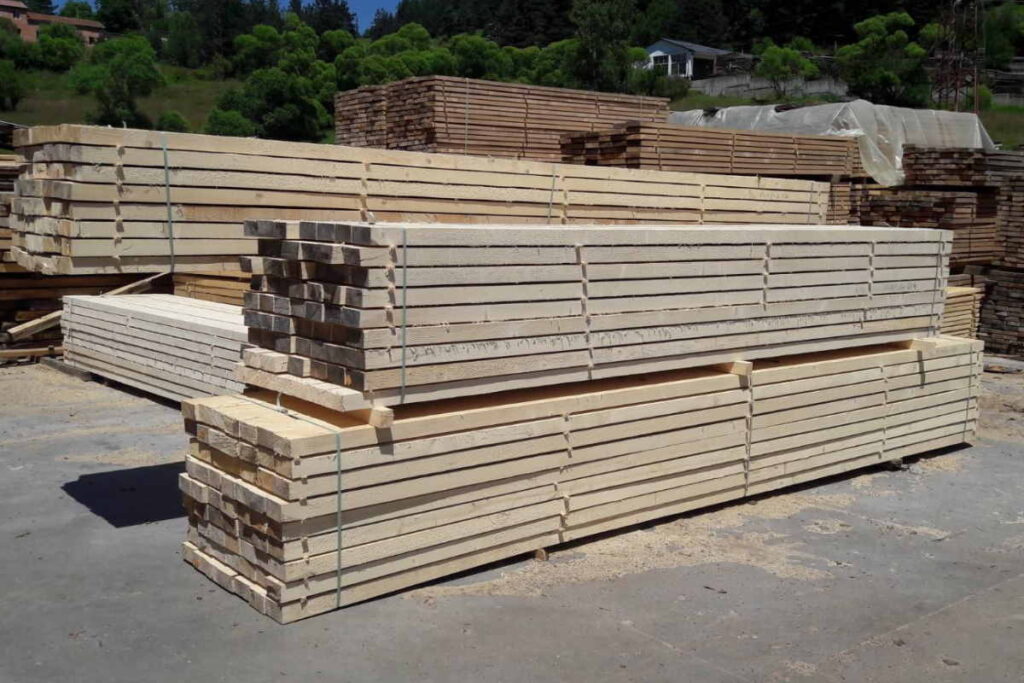 wooden beams